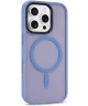 Apple iPhone 16 Pro Hoesje met MagSafe Back Cover Matte Licht Blauw