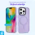 Apple iPhone 16 Pro Max Hoesje met MagSafe Back Cover Matte Lila afbeelding 4