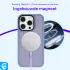 Apple iPhone 16 Pro Max Hoesje met MagSafe Back Cover Matte Lichtblauw afbeelding 6