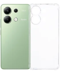 Xiaomi Redmi Note 13 4G Hoesje Schokbestendig en Dun TPU Back Cover Transparant