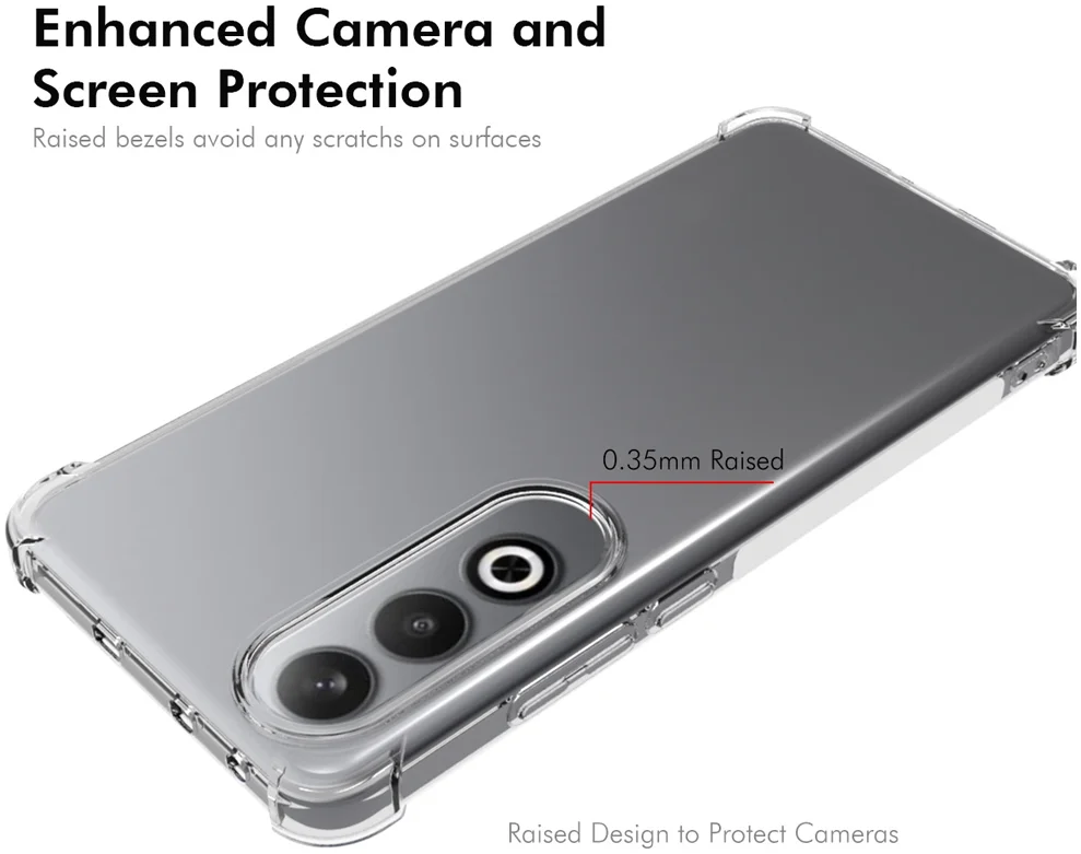 OnePlus Nord CE 4 Hoesje Schokbestendig en Dun TPU Back Cover Transparant afbeelding 4