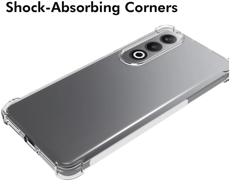 OnePlus Nord CE 4 Hoesje Schokbestendig en Dun TPU Back Cover Transparant afbeelding 5
