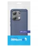 Xiaomi Redmi Note 13 4G Hoesje Geborsteld TPU Flexibele Back Cover Blauw