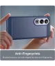 OnePlus Nord CE 4 Hoesje Geborsteld TPU Flexibele Back Cover Blauw