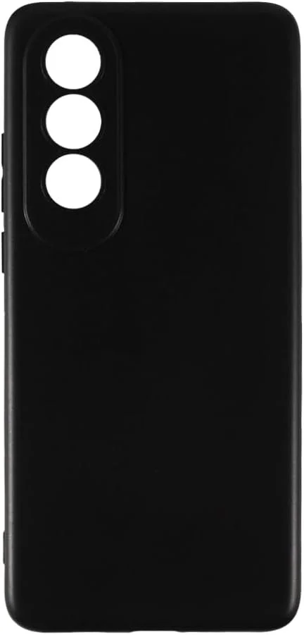 OnePlus Nord CE 4 Hoesje Matte Back Cover Dun TPU Zwart afbeelding 2