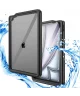 Apple iPad Air 13 (2024) Hoes Waterdicht Full Protect Cover IP68 Zwart