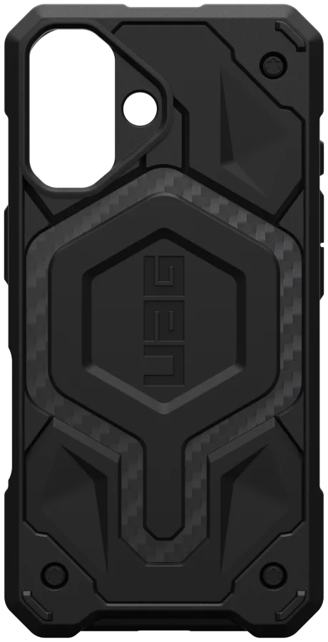 UAG Monarch Pro Apple iPhone 16 Hoesje MagSafe Back Cover Carbon Fiber afbeelding 15
