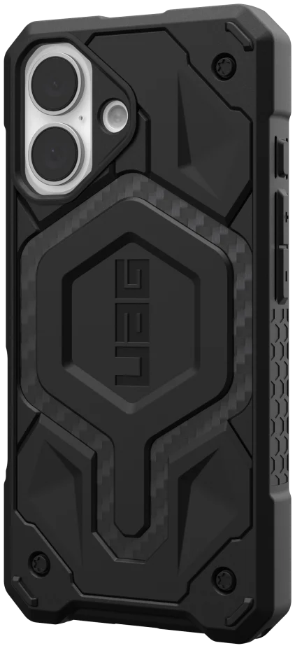 UAG Monarch Pro Apple iPhone 16 Hoesje MagSafe Back Cover Carbon Fiber afbeelding 10