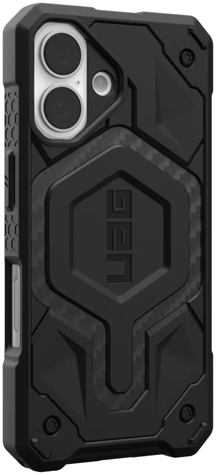 UAG Monarch Pro Apple iPhone 16 Hoesje MagSafe Back Cover Carbon Fiber afbeelding 11