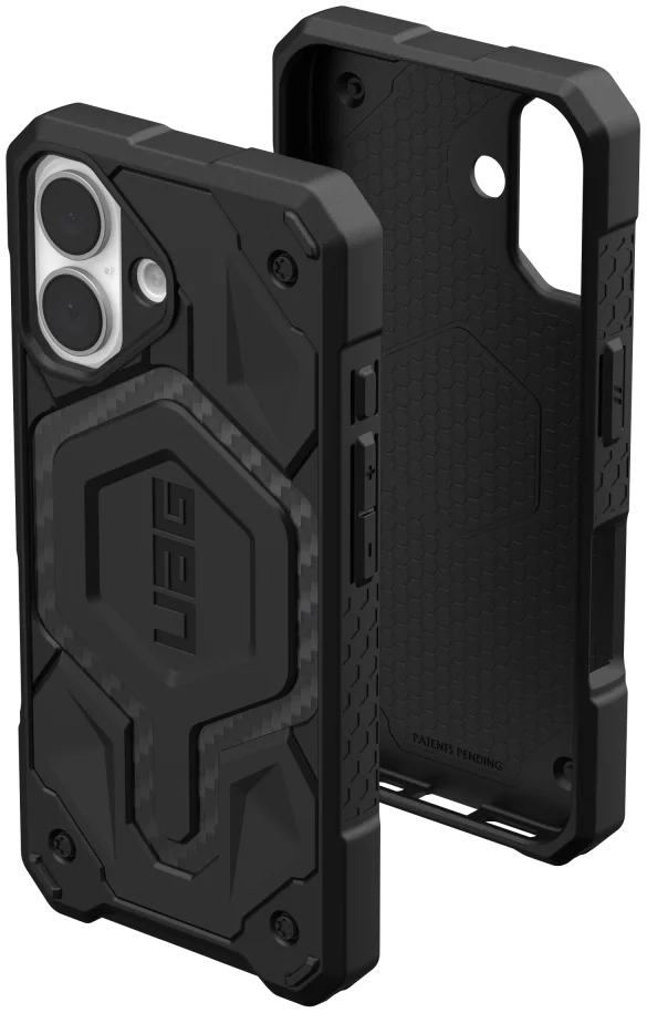 UAG Monarch Pro Apple iPhone 16 Hoesje MagSafe Back Cover Carbon Fiber afbeelding 13