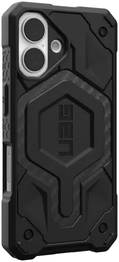 UAG Monarch Pro Apple iPhone 16 Hoesje MagSafe Back Cover Carbon Fiber afbeelding 11