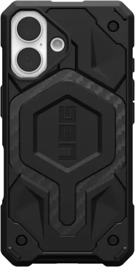 UAG Monarch Pro Apple iPhone 16 Hoesje MagSafe Back Cover Carbon Fiber afbeelding 23
