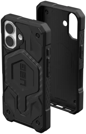 UAG Monarch Pro Apple iPhone 16 Hoesje MagSafe Back Cover Carbon Fiber afbeelding 13