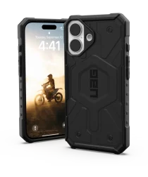 UAG Pathfinder Apple iPhone 16 Hoesje MagSafe Back Cover Zwart