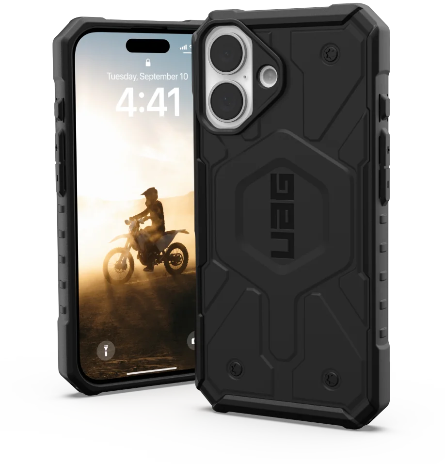 UAG Pathfinder Apple iPhone 16 Hoesje MagSafe Back Cover Zwart afbeelding 1