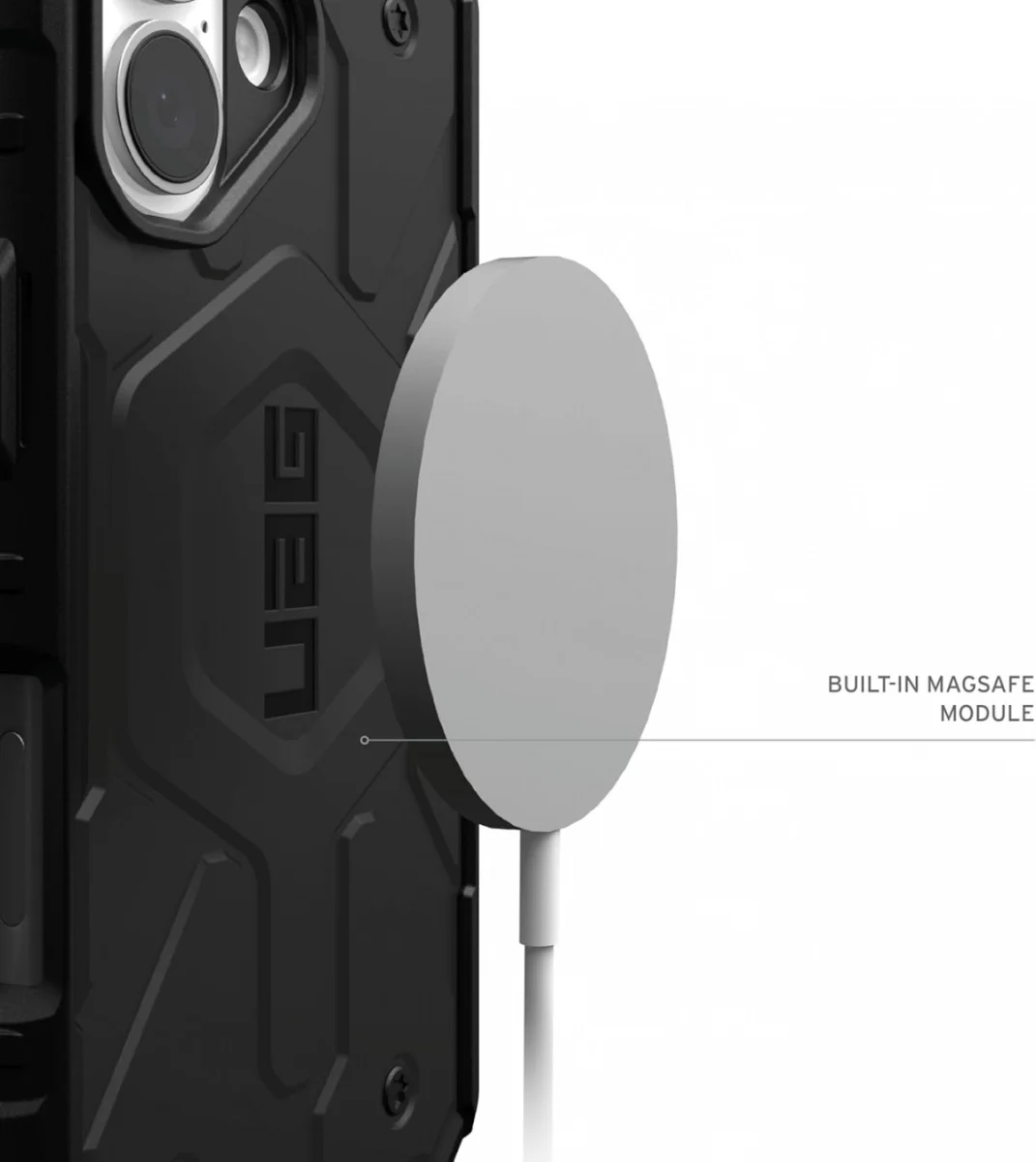 UAG Pathfinder Apple iPhone 16 Hoesje MagSafe Back Cover Zwart afbeelding 4