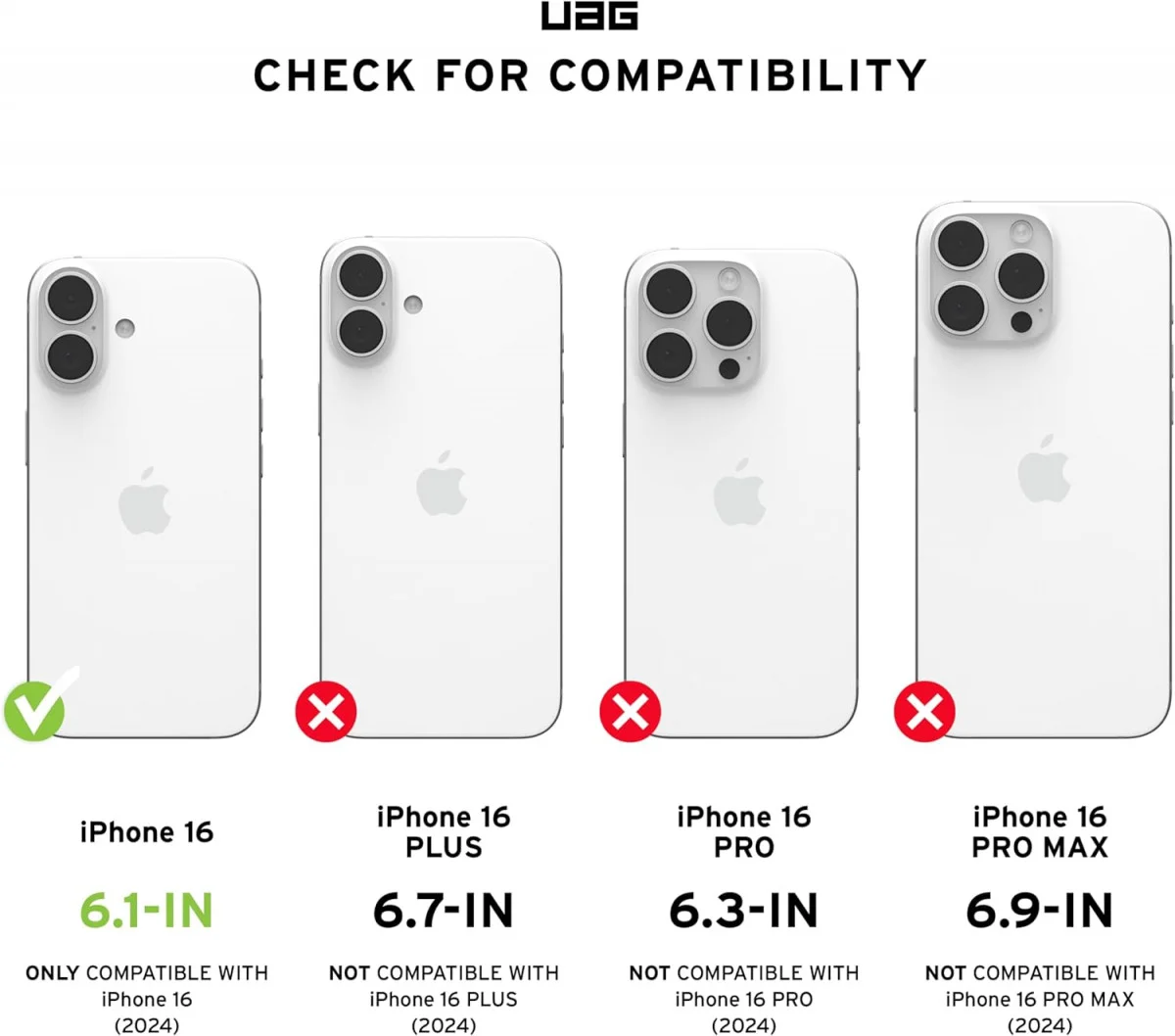 UAG Pathfinder Apple iPhone 16 Hoesje MagSafe Back Cover Zwart afbeelding 10