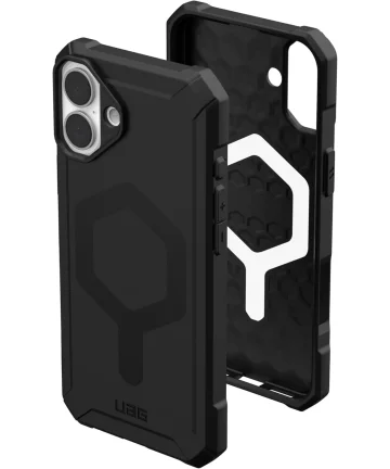 UAG Essential Armor Apple iPhone 16 Plus Hoesje MagSafe Back Cover Zwart Hoesjes