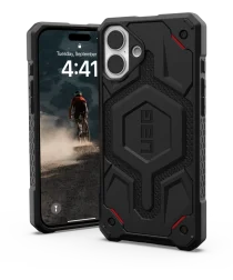 UAG Monarch Pro Apple iPhone 16 Plus Hoesje MagSafe Back Cover Kevlar Zwart