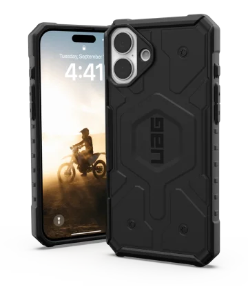 UAG Pathfinder Apple iPhone 16 Plus Hoesje MagSafe Back Cover Zwart Hoesjes