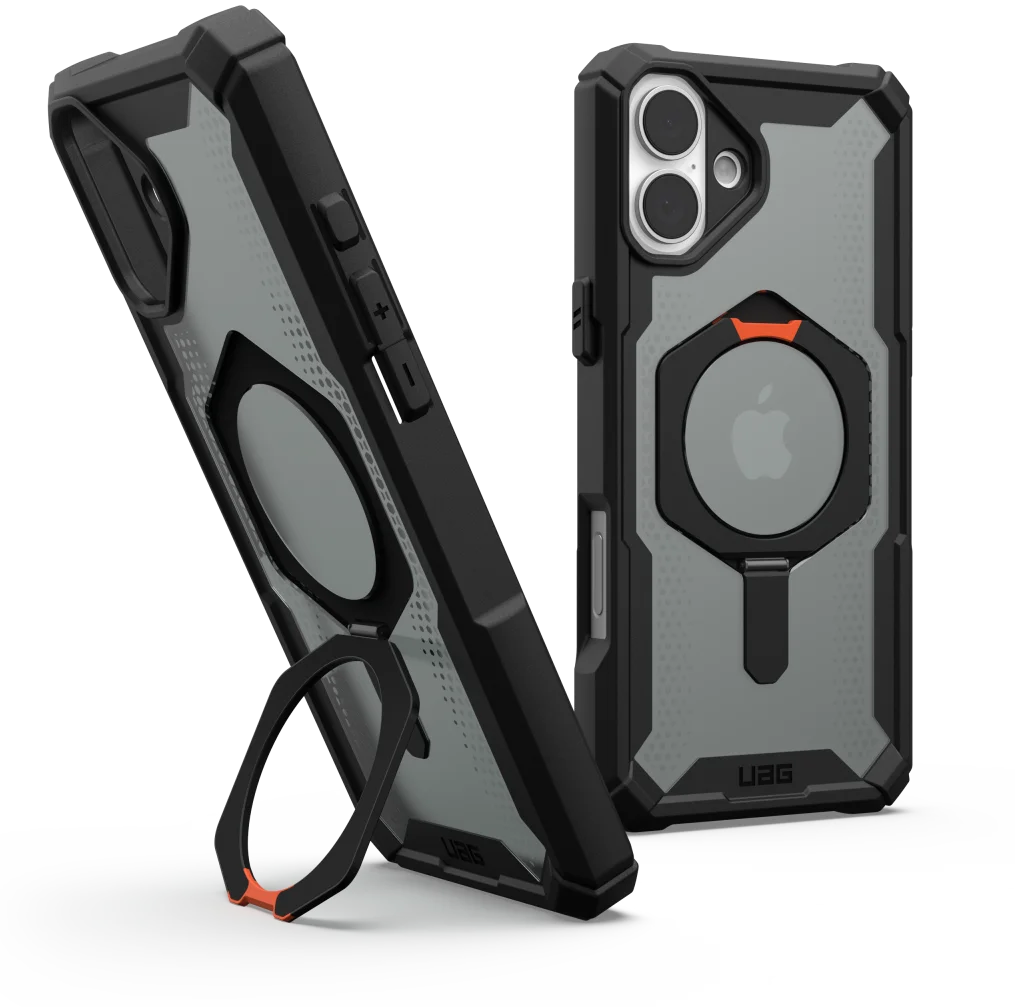 UAG Plasma XTE Apple iPhone 16 Plus Hoesje MagSafe Stand Back Cover Zwart afbeelding 1