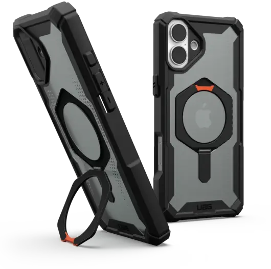 UAG Plasma XTE Apple iPhone 16 Plus Hoesje MagSafe Stand Back Cover Zwart afbeelding 1