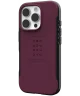 UAG Civilian Apple iPhone 16 Pro Hoesje MagSafe Back Cover Bordeaux