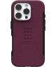 UAG Civilian Apple iPhone 16 Pro Hoesje MagSafe Back Cover Bordeaux