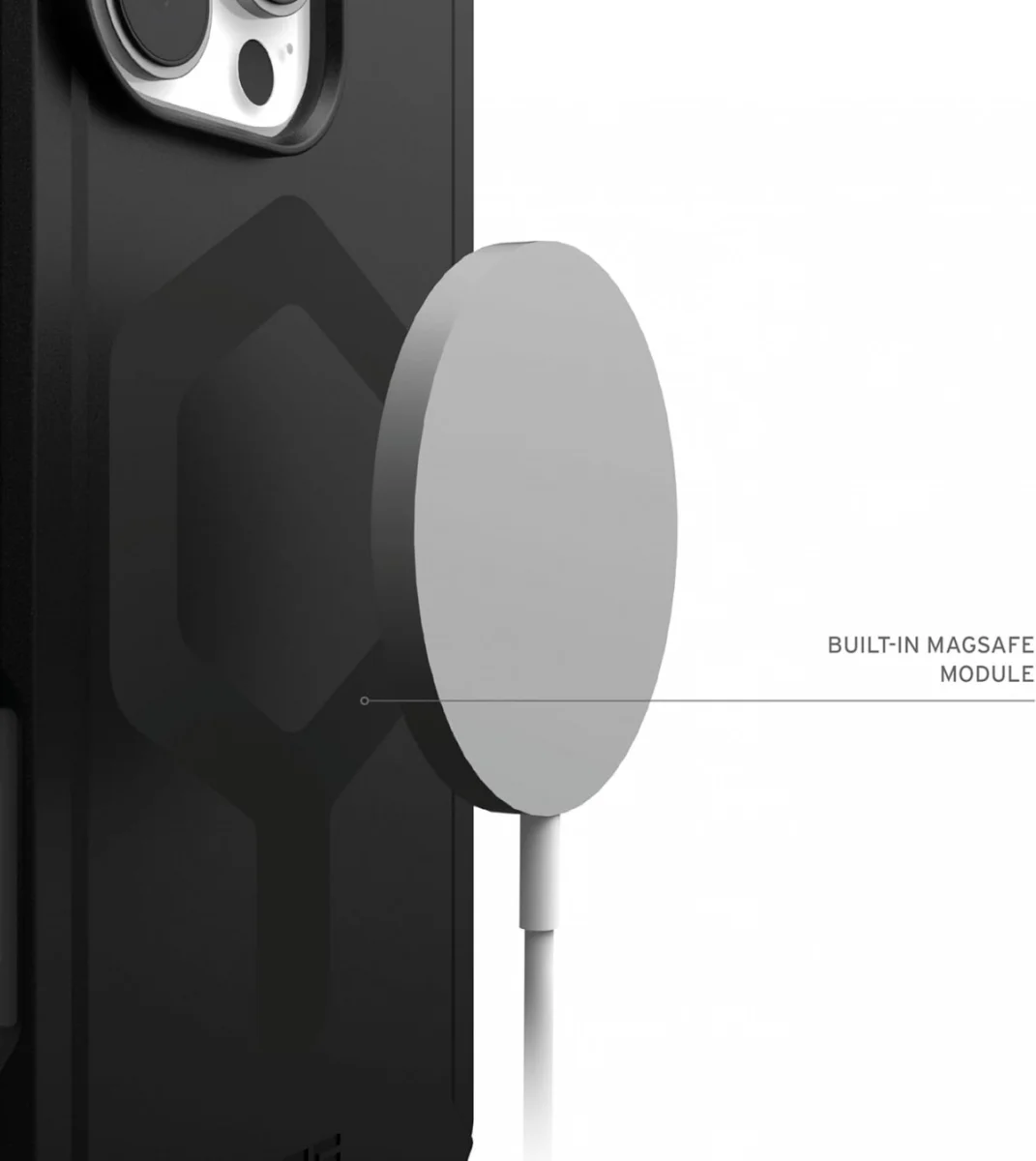 UAG Essential Armor Apple iPhone 16 Pro Hoesje MagSafe Back Cover Zwart afbeelding 5