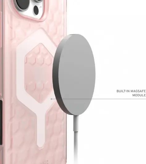 UAG Essential Armor Apple iPhone 16 Pro Hoesje MagSafe Back Cover Roze afbeelding 5