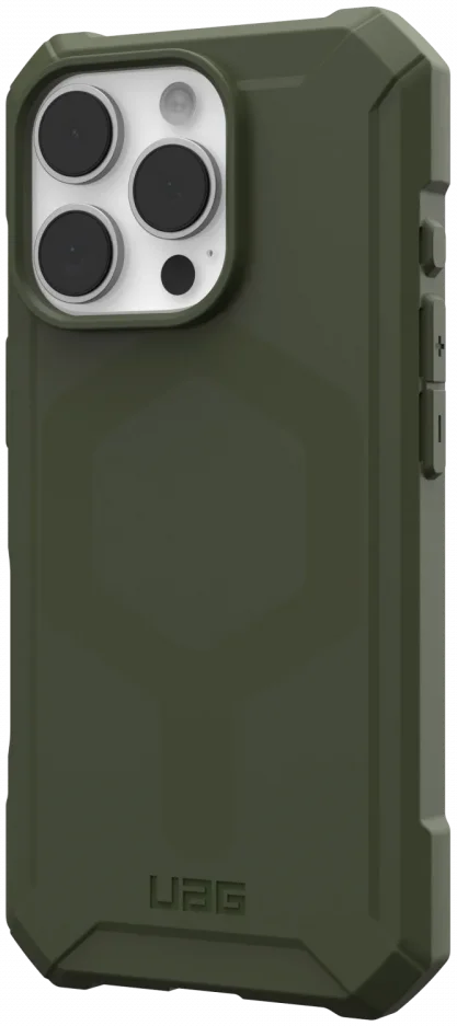 UAG Essential Armor Apple iPhone 16 Pro Hoesje MagSafe Back Cover Olive afbeelding 2