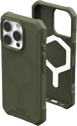 UAG Essential Armor Apple iPhone 16 Pro Hoesje MagSafe Back Cover Olive afbeelding 1