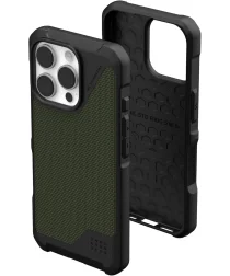 UAG Metropolis LT Apple iPhone 16 Pro Hoesje MagSafe Back Cover Kevlar Olive