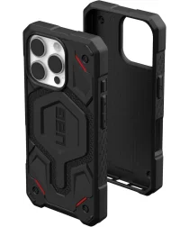 UAG Monarch Pro Apple iPhone 16 Pro Hoesje MagSafe Back Cover Kevlar Zwart