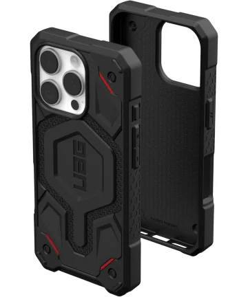 UAG Monarch Pro Apple iPhone 16 Pro Hoesje MagSafe Back Cover Kevlar Zwart Hoesjes