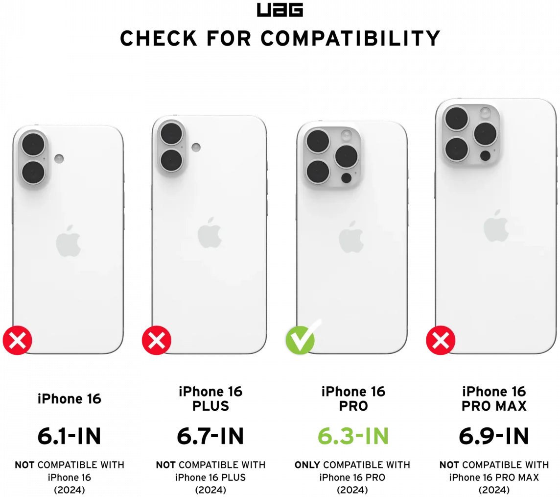UAG Monarch Pro Apple iPhone 16 Pro Hoesje MagSafe Back Cover Mallard afbeelding 7