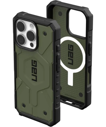 UAG Pathfinder Apple iPhone 16 Pro Hoesje MagSafe Back Cover Olive Hoesjes