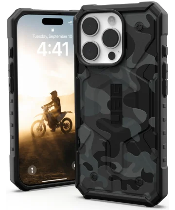 Urban Armor Gear Pathfinder SE Apple iPhone 16 Pro Hoesje MagSafe Backcover Camo Hoesjes