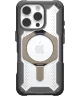 UAG Plasma XTE Apple iPhone 16 Pro Hoesje MagSafe Stand Back Cover Ash Titanium