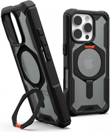 UAG Plasma XTE Apple iPhone 16 Pro Hoesje MagSafe Stand Back Cover Zwart Hoesjes