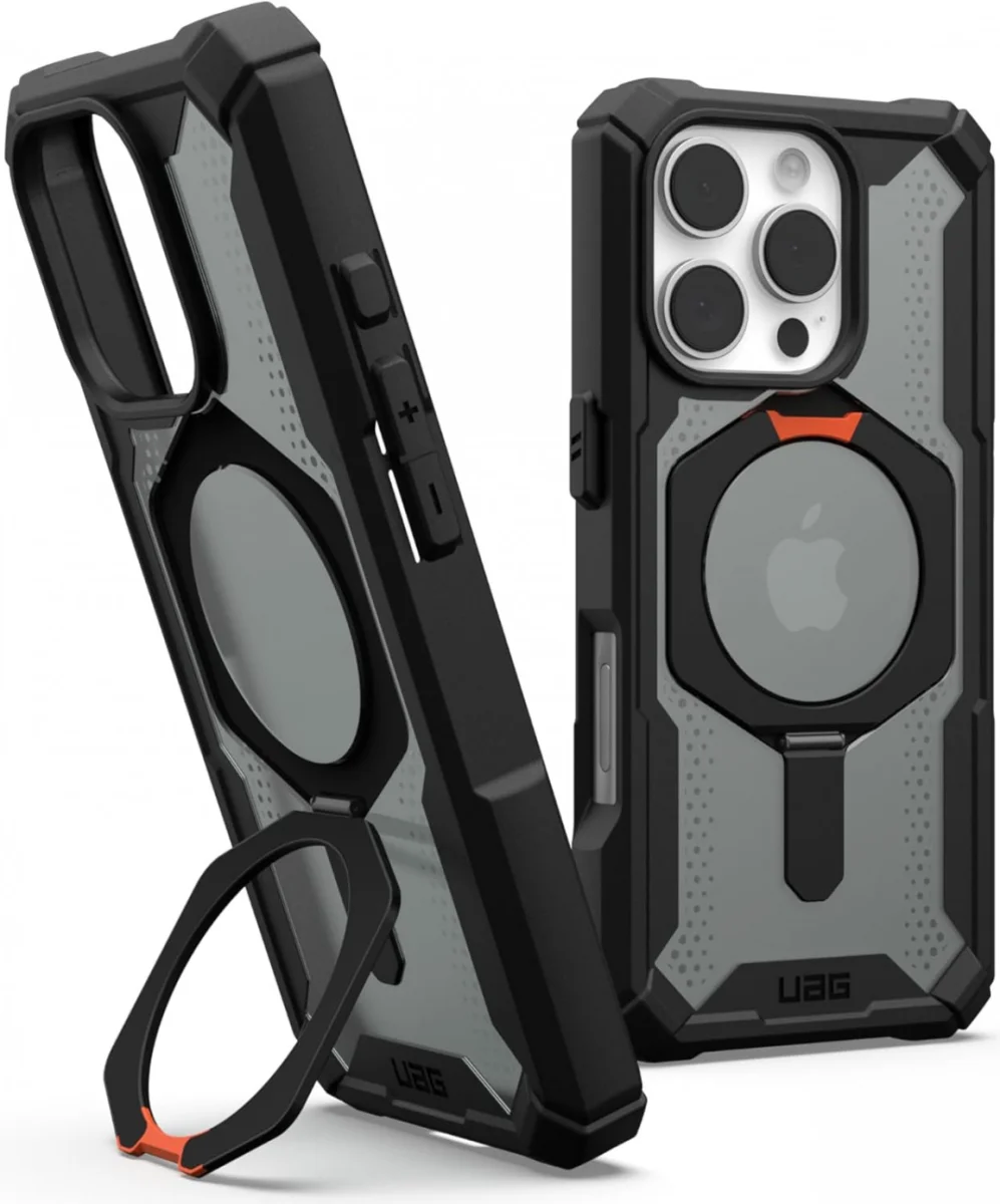 UAG Plasma XTE Apple iPhone 16 Pro Hoesje MagSafe Stand Back Cover Zwart afbeelding 1