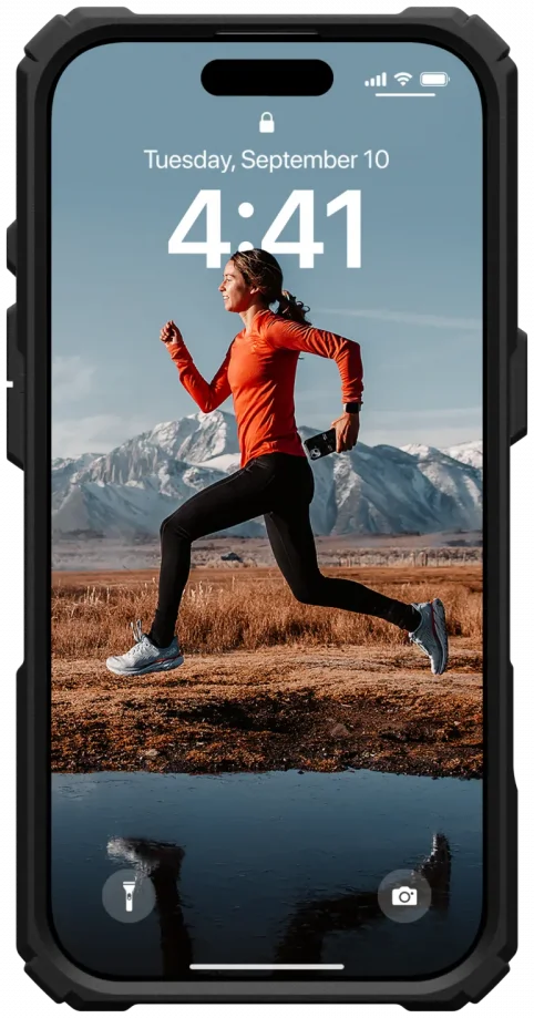 UAG Plasma XTE Apple iPhone 16 Pro Hoesje MagSafe Stand Back Cover Zwart afbeelding 4
