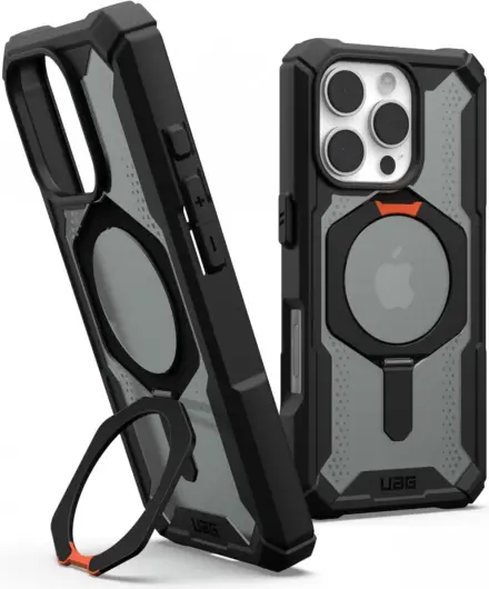 UAG Plasma XTE Apple iPhone 16 Pro Hoesje MagSafe Stand Back Cover Zwart afbeelding 1