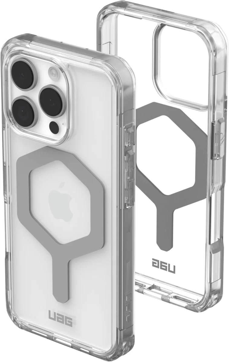 UAG Plyo Apple iPhone 16 Pro Hoesje MagSafe Back Cover Ice Zilver afbeelding 1