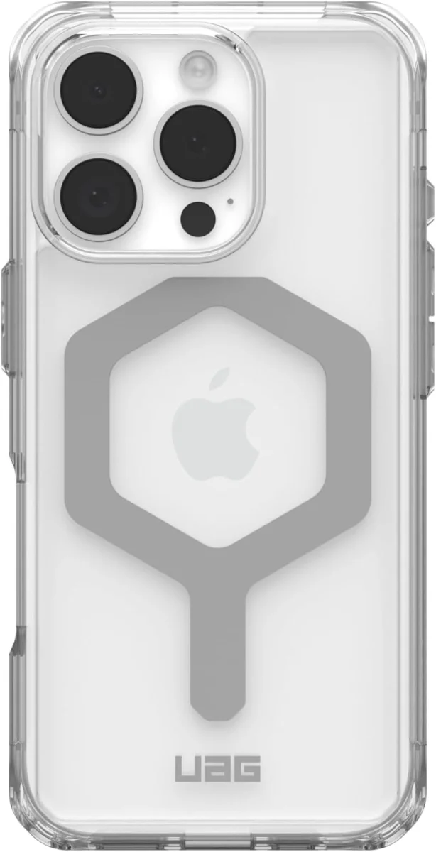 UAG Plyo Apple iPhone 16 Pro Hoesje MagSafe Back Cover Ice Zilver afbeelding 2