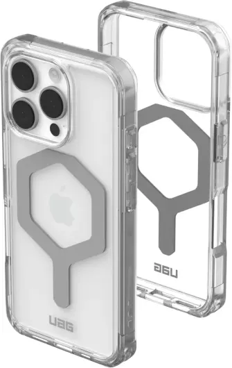 UAG Plyo Apple iPhone 16 Pro Hoesje MagSafe Back Cover Ice Zilver afbeelding 1