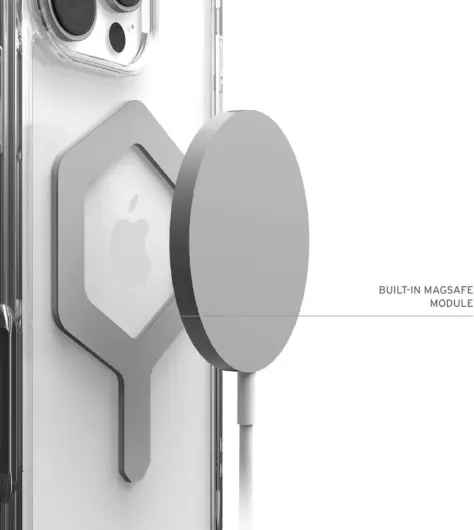 UAG Plyo Apple iPhone 16 Pro Hoesje MagSafe Back Cover Ice Zilver afbeelding 5