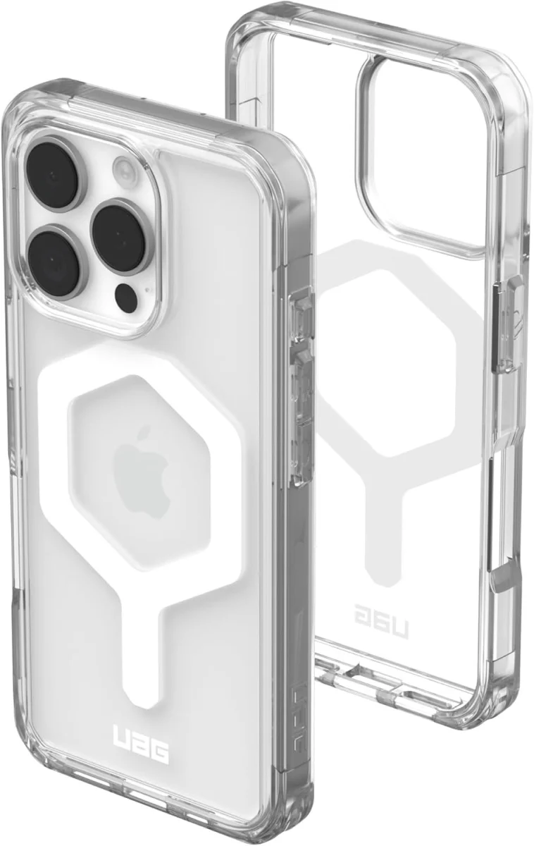 UAG Plyo Apple iPhone 16 Pro Hoesje MagSafe Back Cover Ice Wit afbeelding 1