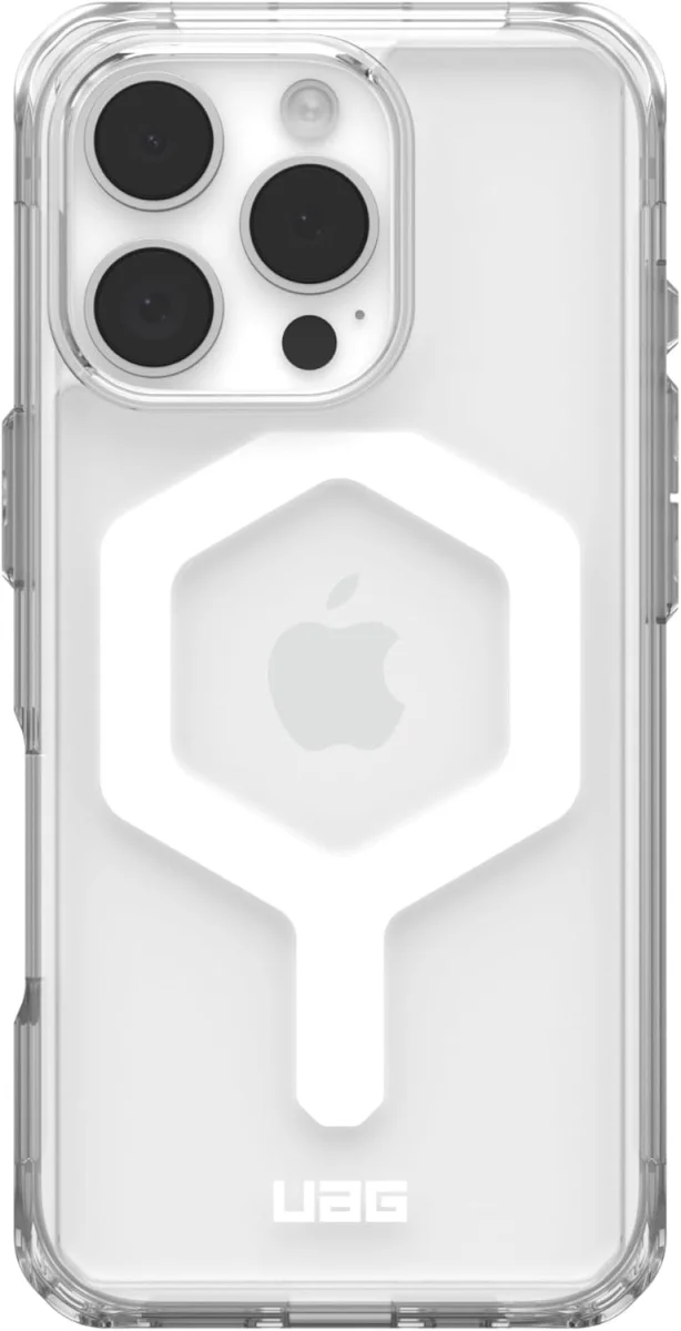 UAG Plyo Apple iPhone 16 Pro Hoesje MagSafe Back Cover Ice Wit afbeelding 2