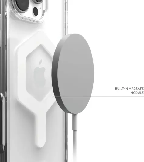 UAG Plyo Apple iPhone 16 Pro Hoesje MagSafe Back Cover Ice Wit afbeelding 4